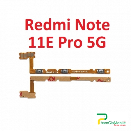 Dây Nút Nguồn Âm Lượng Xiaomi Redmi Note 11E Pro 5G Dây Nút Nguồn On Off  Linh Kiện Thay Thế